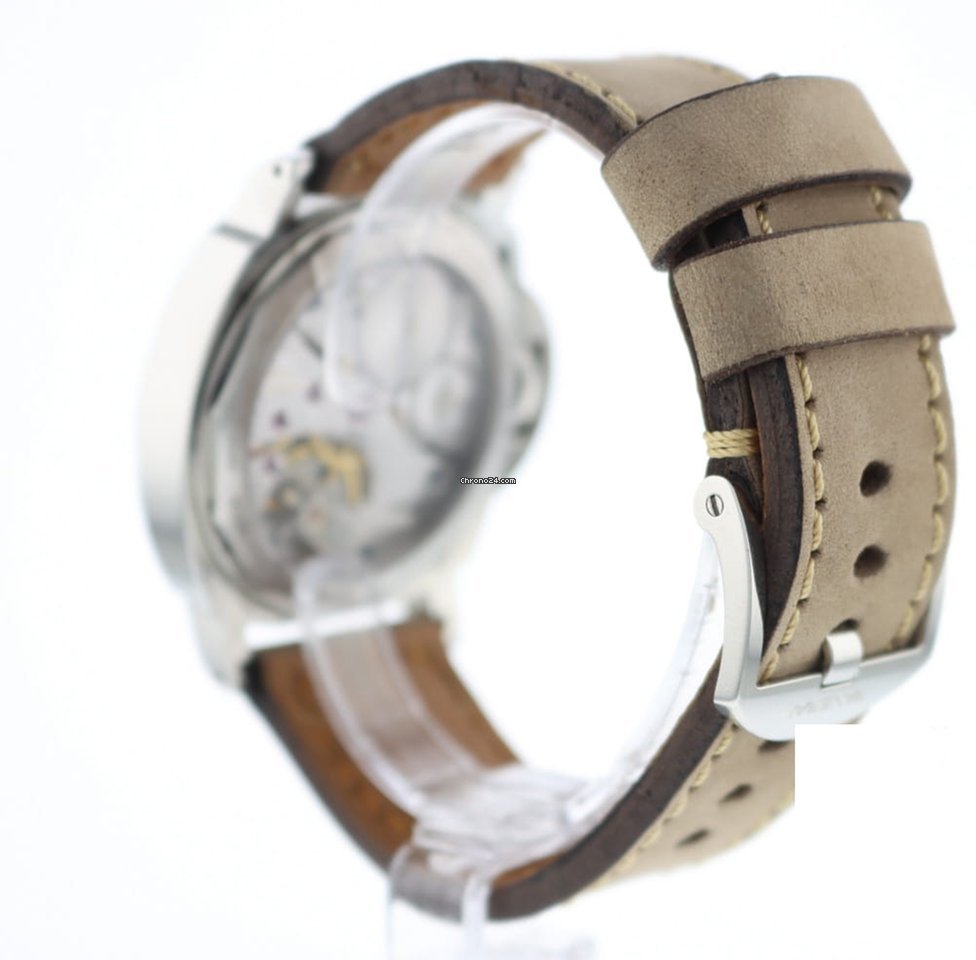 Panerai Luminor Marina Mens watch Unisex Manual winding Steel PAM 00115 Replica 4