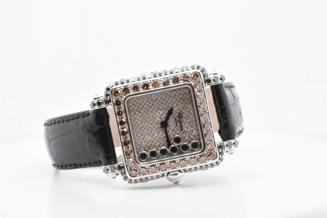 IMG_9081 Chopard Happy Sport Womens watch Quartz White gold 27 6730-415 Replica 4