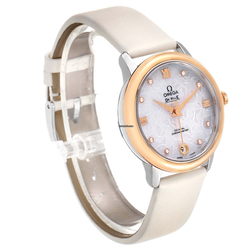 IMG_9081 Omega De Ville Prestige Womens watch Automatic Gold Steel 424.22.33.20.55.001 Replica 4