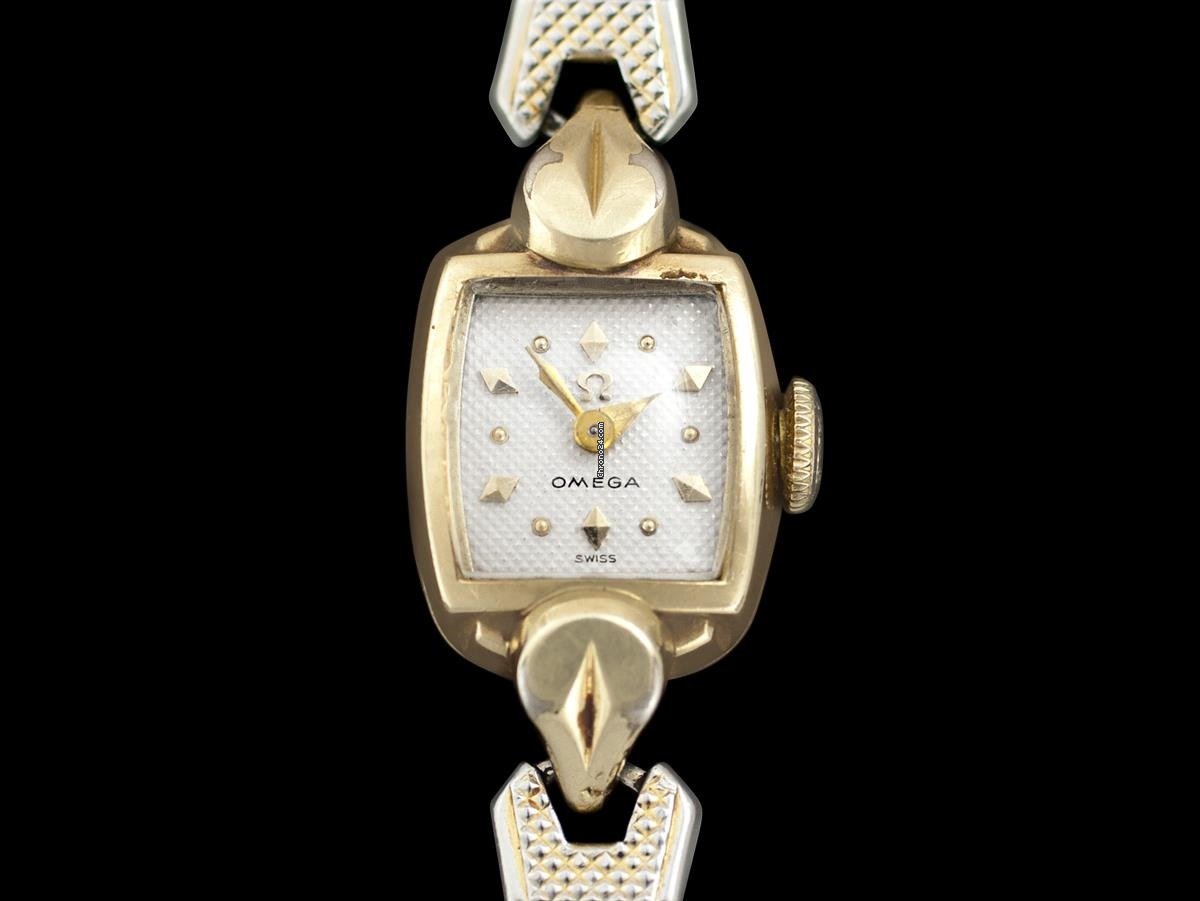 IMG_9081 Omega Womens watch Gold Steel 7383 Replica 4