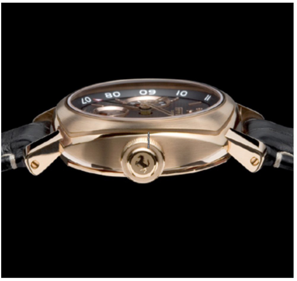 Panerai Ferrari Mens watch Unisex Manual winding Rose gold FER00007 Replica 4
