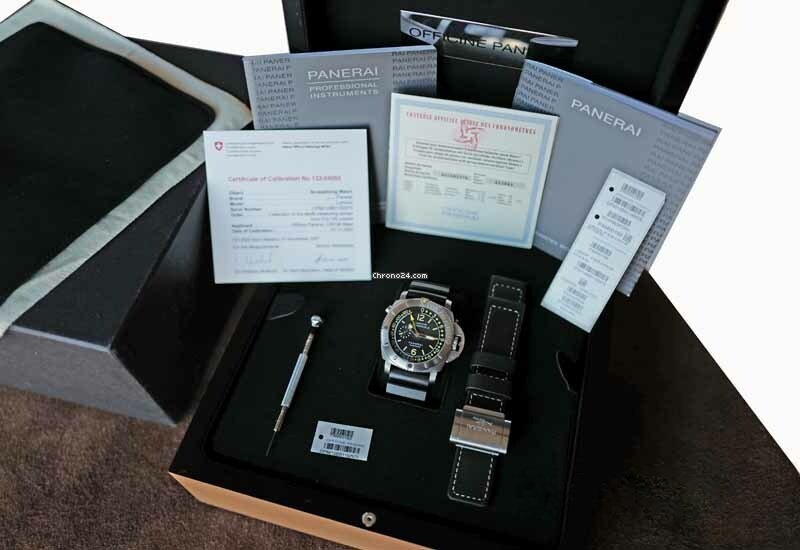 IMG_9081 Panerai Luminor Submersible 1950 Depth Gauge Automatic PAM 193 Replica 4