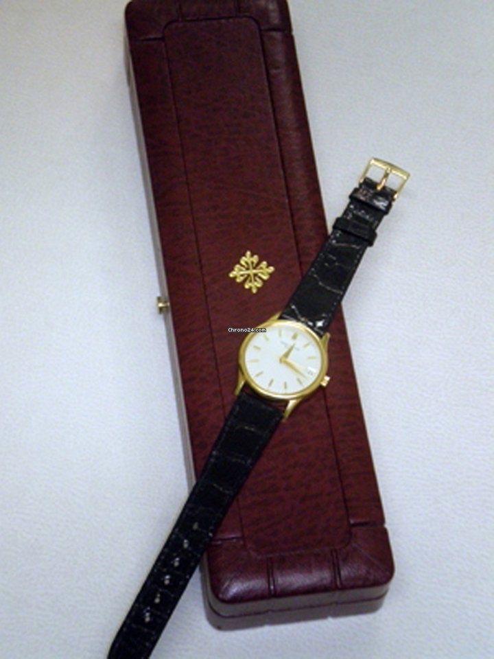 IMG_9081 Patek Philippe Calatrava Mens watch Unisex Automatic Yellow gold 3998 Replica 4