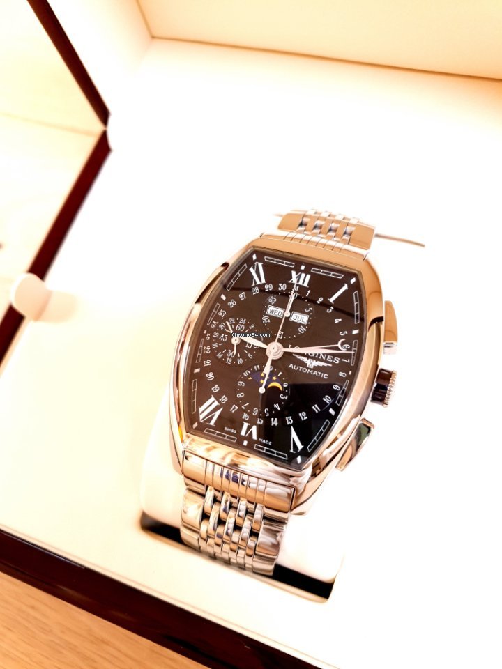 Longines Evidenza Mens watch Unisex Automatic Steel L2.688.4 Replica 4