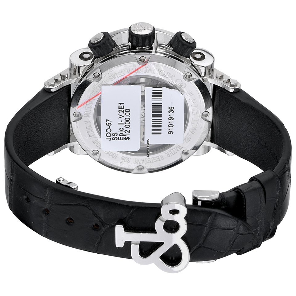 Jacob & Co. Mens watch Unisex Automatic Steel EPIC II- V.2E1 Replica 4