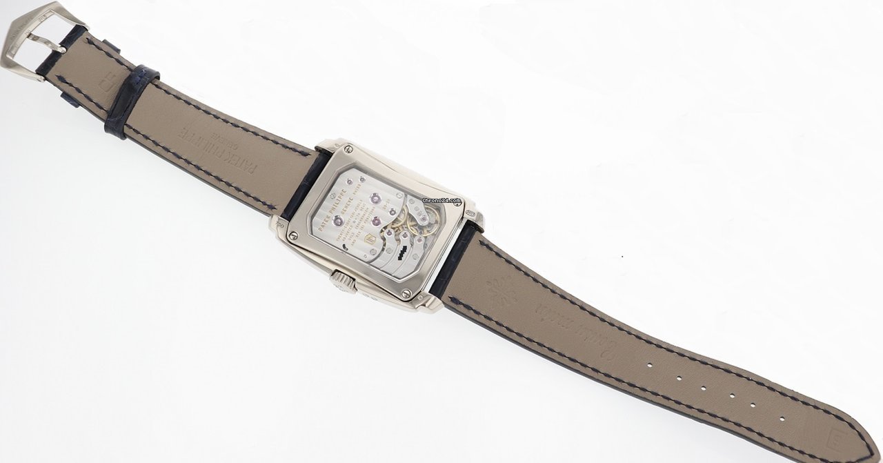 IMG_9081 Patek Philippe Gondolo Mens watch Unisex Manual winding White gold 5200G-010 Replica 4