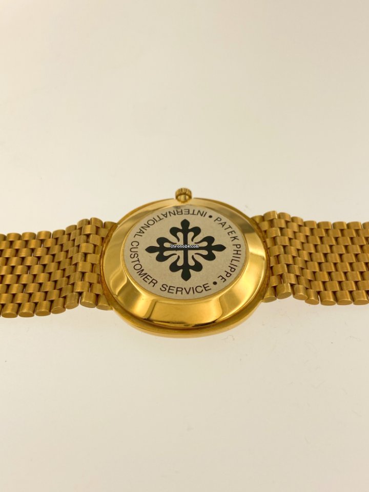 IMG_9081 Patek Philippe Golden Ellipse Mens watch Unisex Automatic Yellow gold 3839 Replica 4
