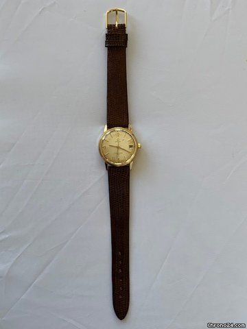IMG_9081 Omega Seamaster Mens watch Unisex Manual winding Gold Steel 136.012 Replica 4