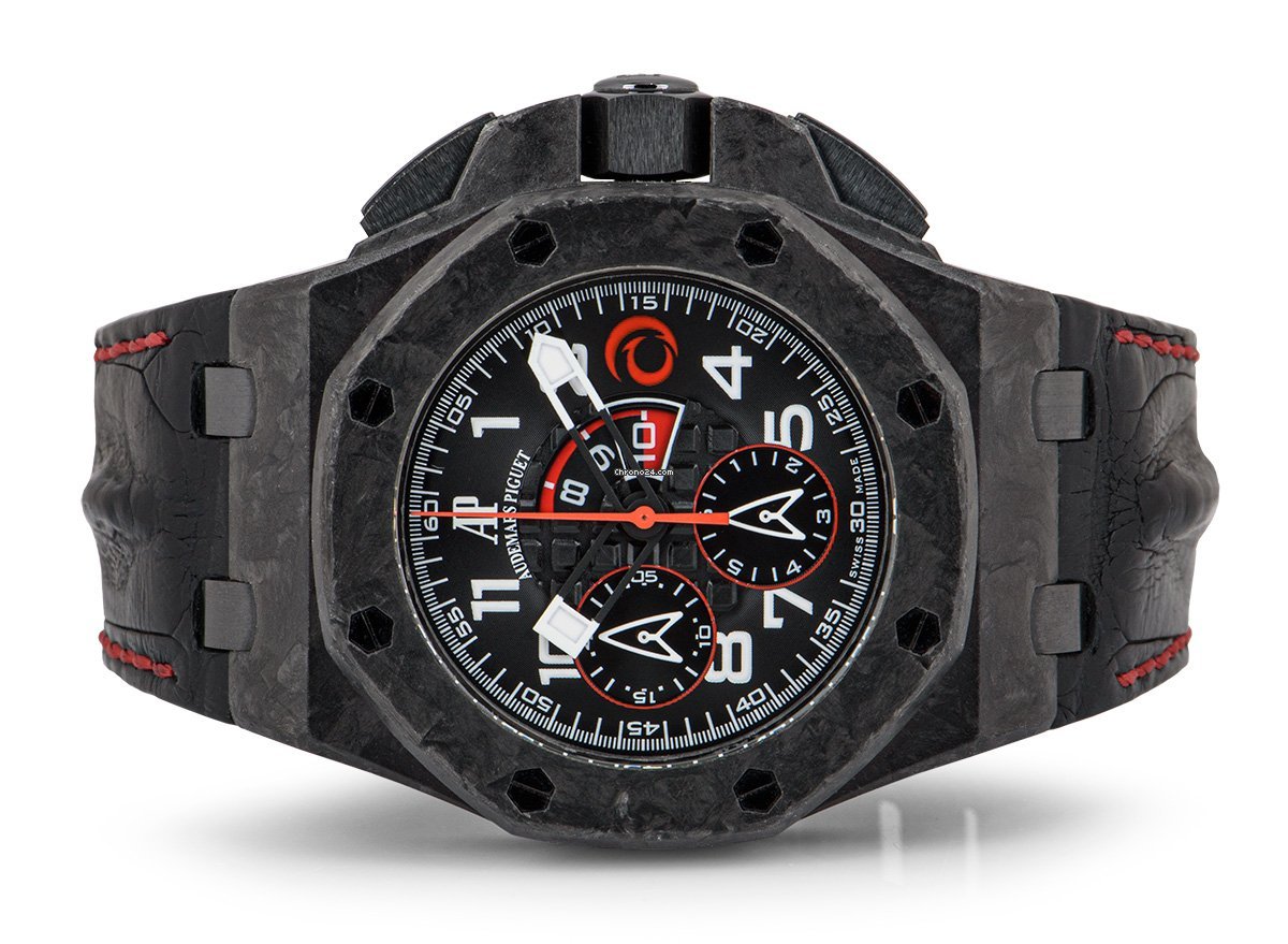 IMG_9081 Audemars Piguet Royal Oak Offshore Chronograph Mens watch Unisex Automatic Carbon 26062FS.OO.A002CA.01 Replica 4