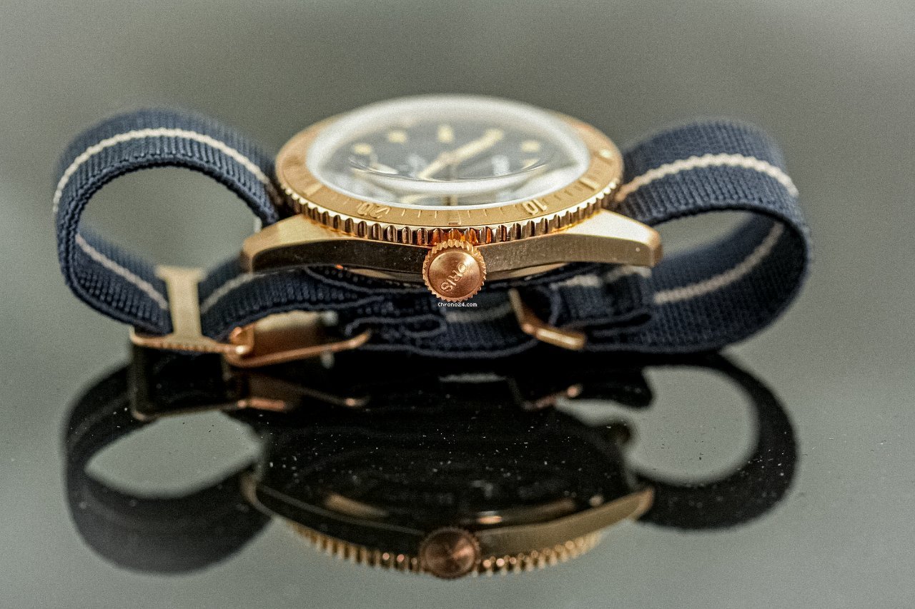 IMG_9081 Oris Carl Brashear Mens watch Unisex Automatic Bronze 01 401 7764 3185 Replica 4