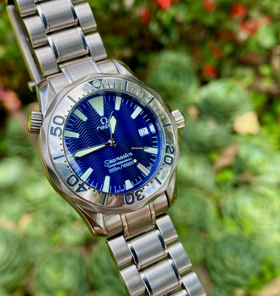 Omega Seamaster Diver 300 M Mens watch Unisex Quartz Steel 196.1641 Replica 4