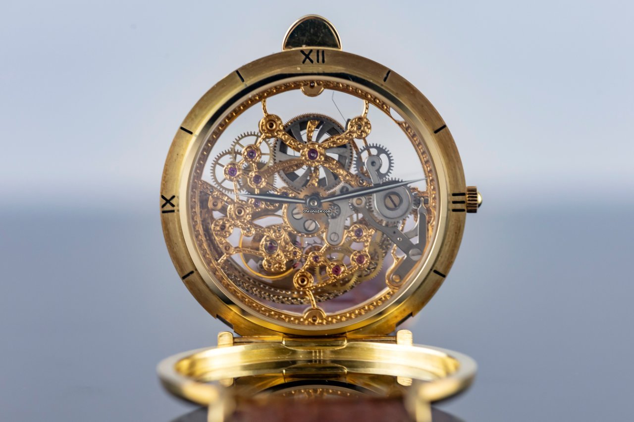 IMG_9081 Ulysse Nardin Mens watch Unisex Automatic Yellow gold 141 28 Replica 4