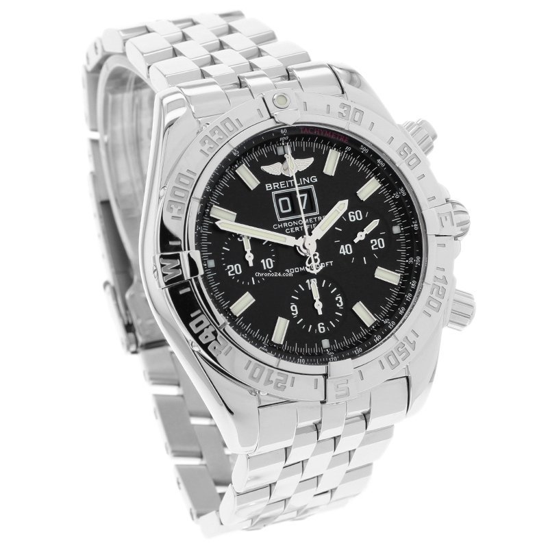 IMG_9081 Breitling Blackbird Mens watch Unisex Automatic Steel A44359 Replica 4