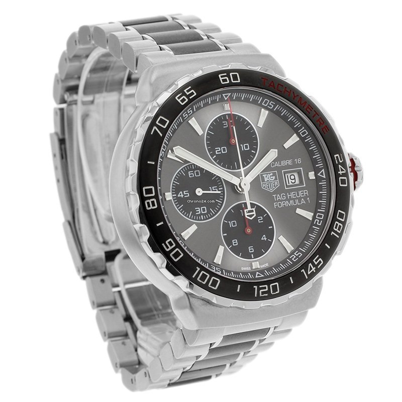 IMG_9081 TAG Heuer Formula 1 Calibre 16 Mens watch Unisex Steel CAU2011-0 Replica 4