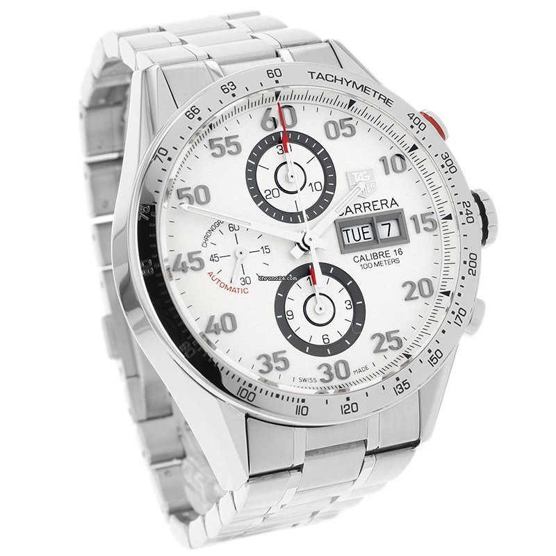 IMG_9081 TAG Heuer Carrera Calibre 16 Mens watch Unisex Automatic Steel CV2A11 Replica 4