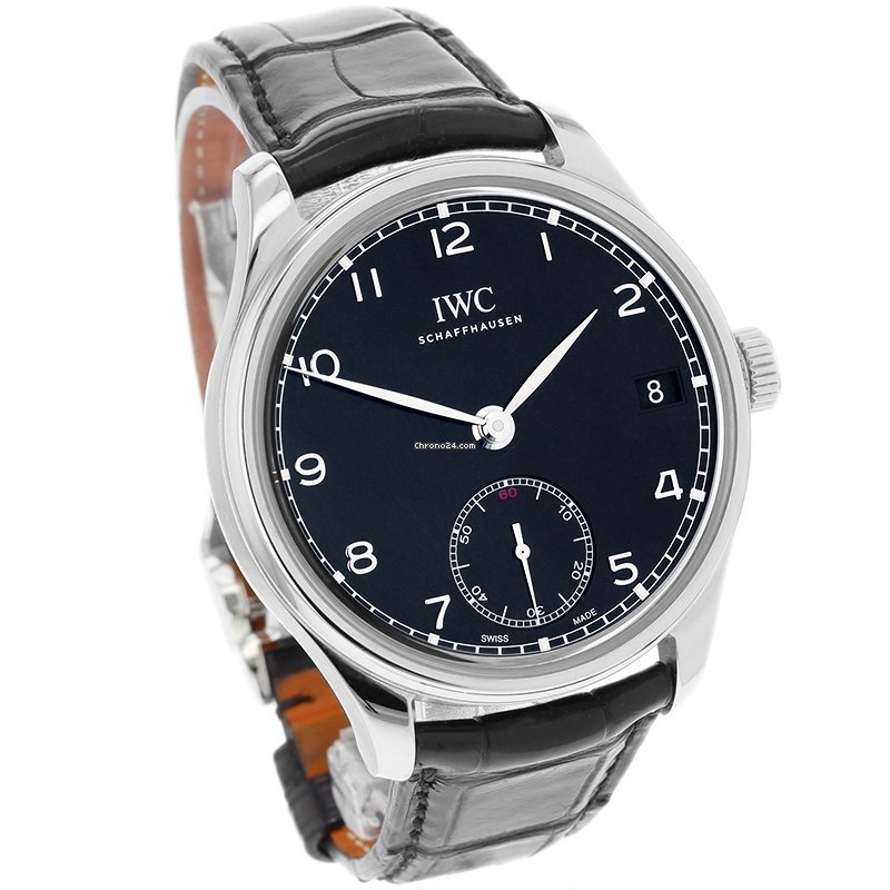 IMG_9081 IWC Portuguese Hand-Wound Mens watch Unisex Steel IW5102-02 Replica 4