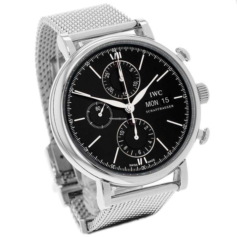 IWC Portofino Chronograph Mens watch Unisex Steel IW391010 Replica 4