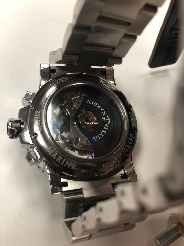 IMG_9081 Ulysse Nardin Maxi Marine Diver Mens watch Unisex Automatic Steel 8003-102-7 91 Replica 4