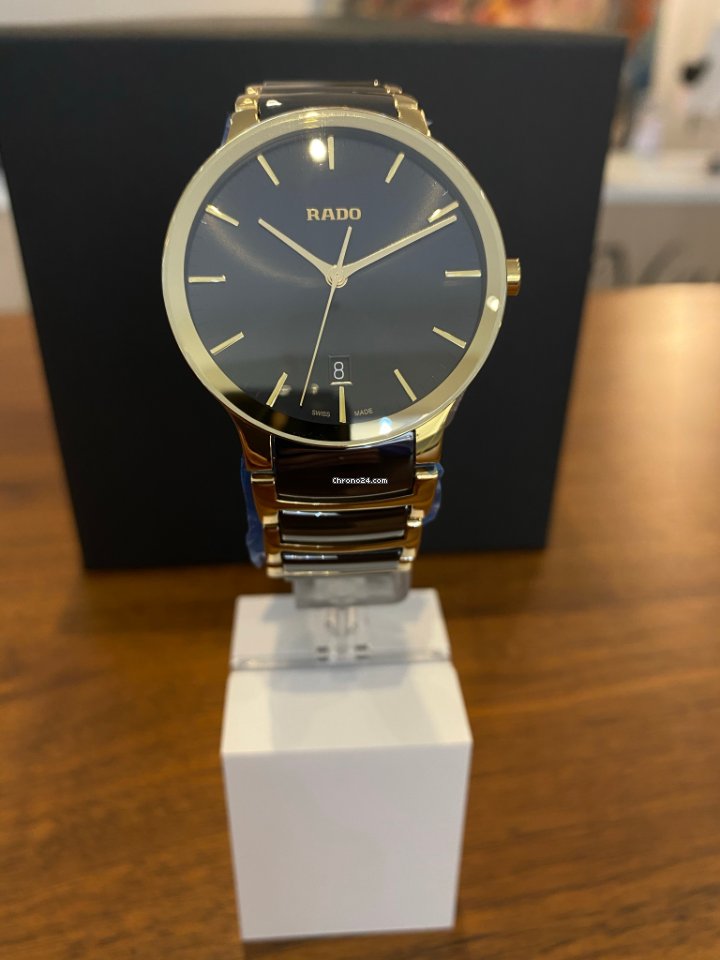 IMG_9081 Rado Centrix Mens watch Unisex Quartz Steel R30527172 Replica 4