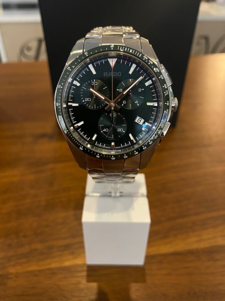 Rado HyperChrome Chronograph Mens watch Unisex Quartz Steel R32259313 Replica 4