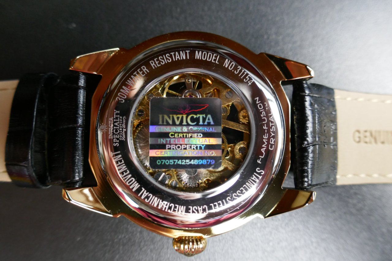 Invicta Mens watch Unisex Manual winding Steel 31154 Replica 4