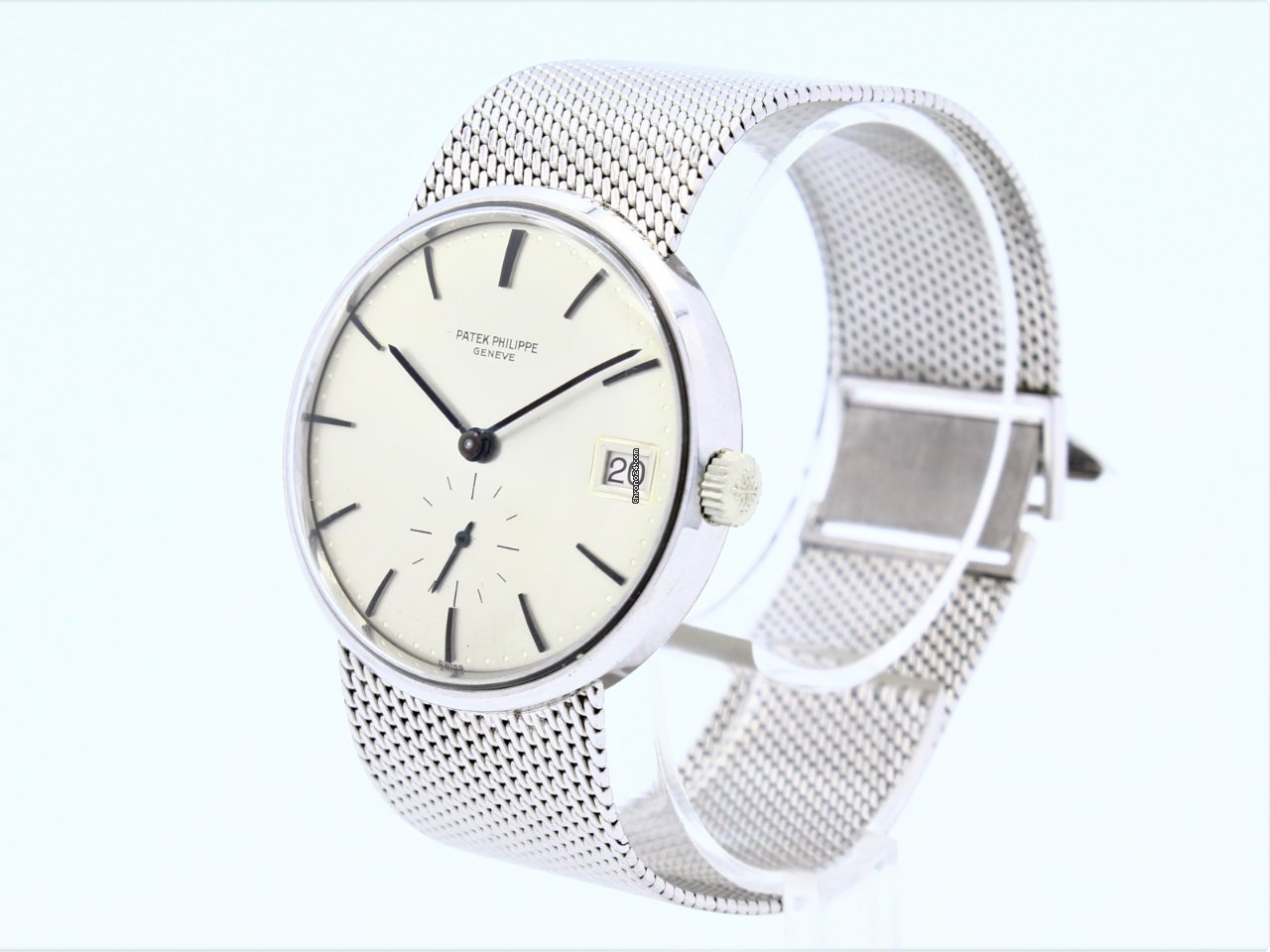 IMG_9081 Patek Philippe Calatrava Mens watch Unisex Automatic White gold 27-460M Replica 4