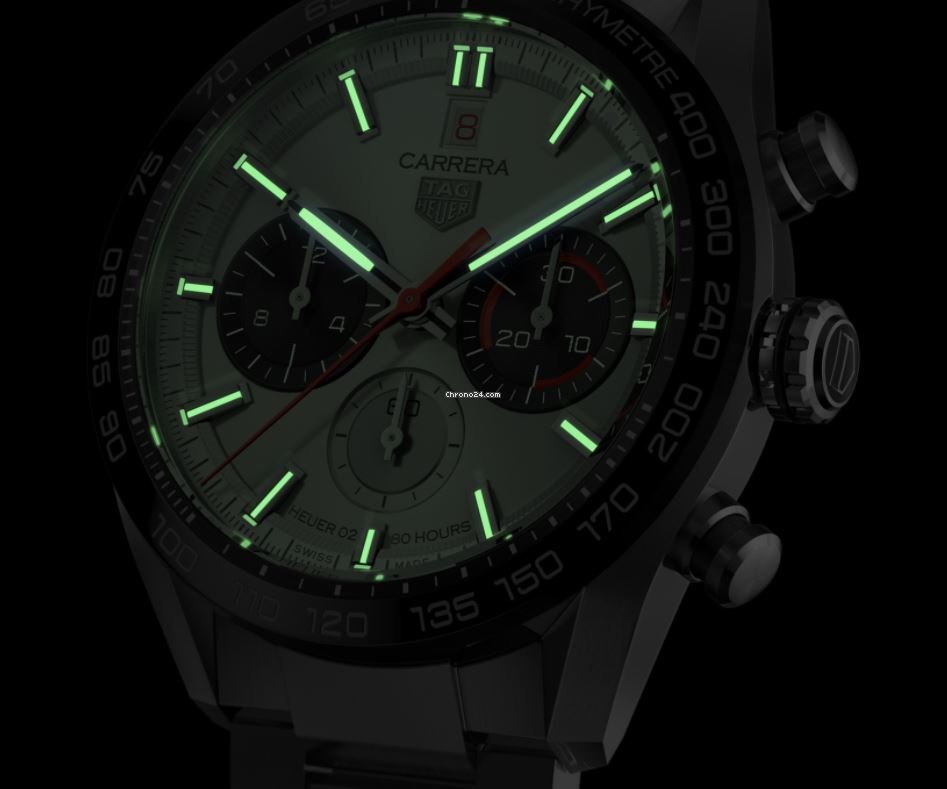 TAG Heuer Carrera Heuer-02T Mens watch Unisex Automatic Ceramic CBN2A1D.BA0643 Replica 4
