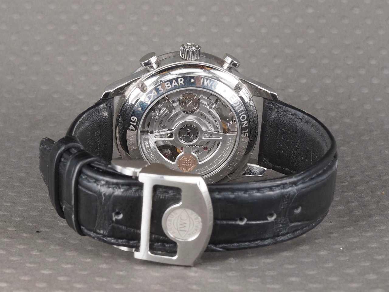 IMG_9081 IWC Portuguese Chronograph Mens watch Unisex Automatic Steel IW371602 Replica 4