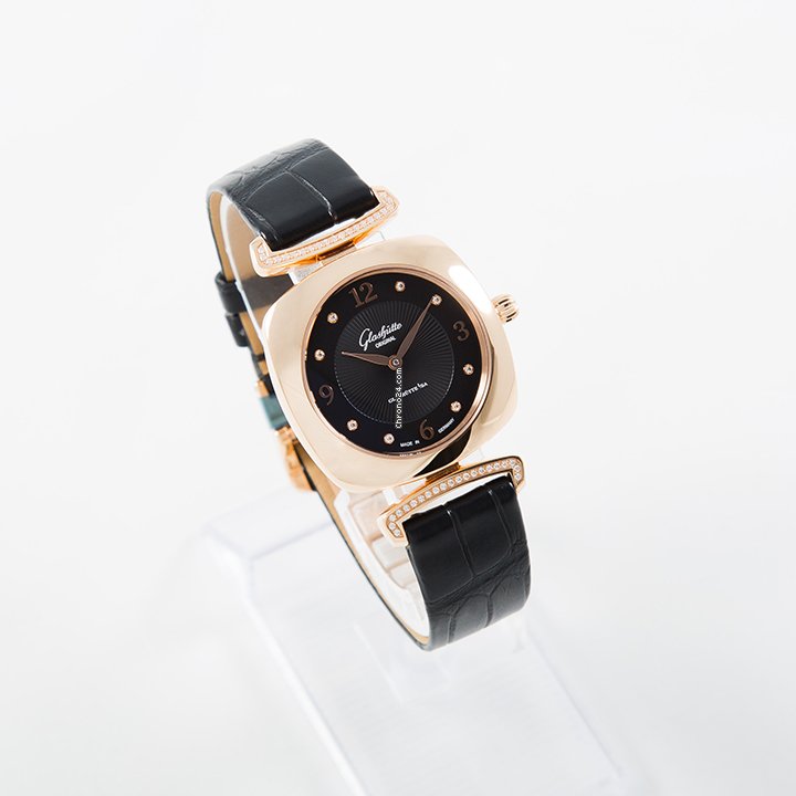 IMG_9081 Glashutte Original Pavonina Womens watch Quartz Red gold 1-03-02-09-05-30 Replica 4