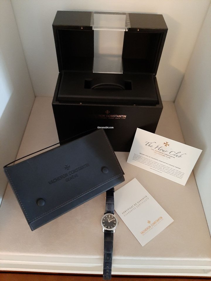 IMG_9081 Vacheron Constantin Patrimony Womens watch Quartz White gold 25558 000G-9758 Replica 4