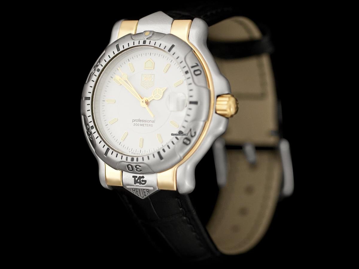 TAG Heuer 6000 Mens watch Unisex Quartz Gold Steel 8020ST Replica 4