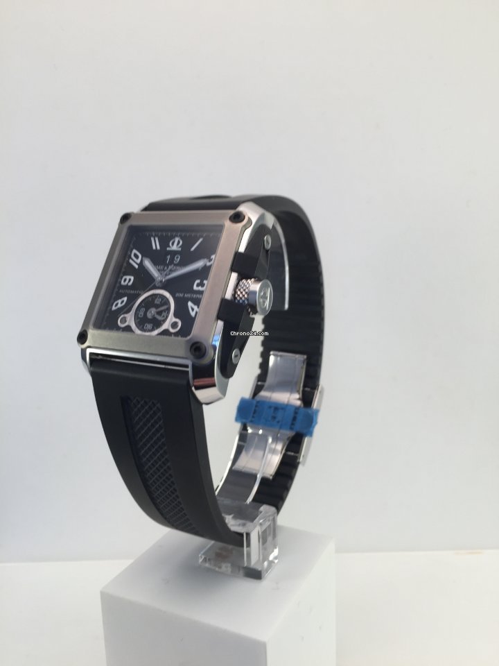 Baume & Mercier Hampton Mens watch Unisex Automatic Steel Baume et Mercier Hampton Square Magnum Replica 4
