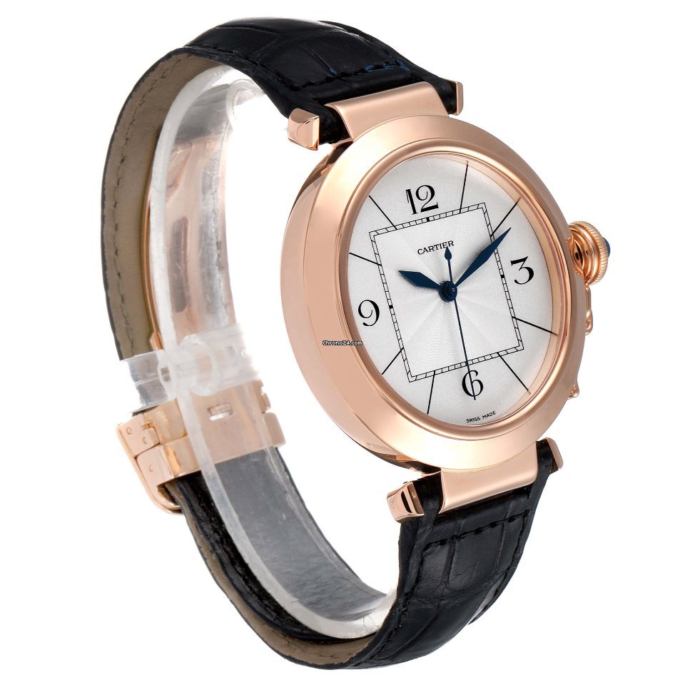 Cartier Pasha Mens watch Unisex Automatic Rose gold W3019351 Replica 4