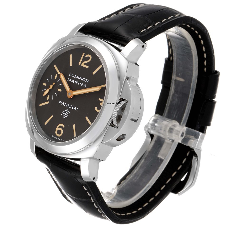 IMG_9081 Panerai Luminor Marina Mens watch Unisex Manual winding Steel PAM00632 Replica 4