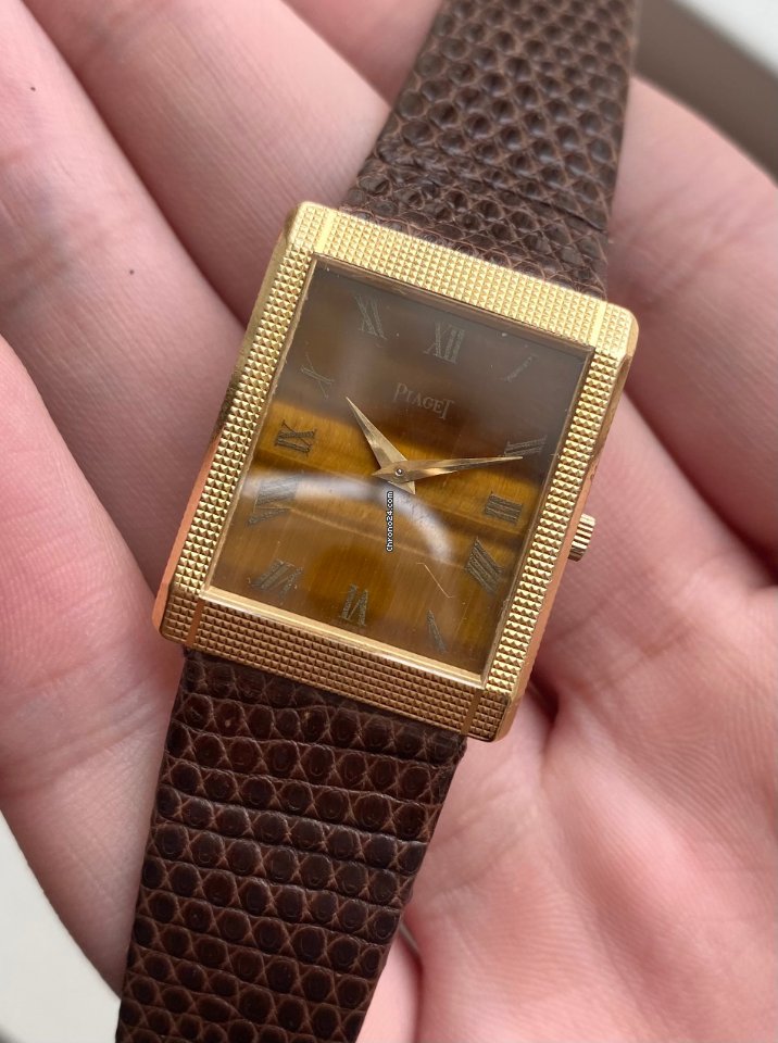 IMG_9081 Piaget Mens watch Unisex Manual winding Yellow gold Piaget 9151 Replica 4