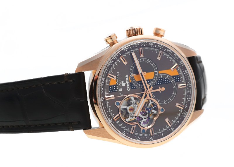 IMG_9081 Zenith El Primero Chronomaster Mens watch Unisex Automatic Rose gold 18.2042.4061 76.C494 Replica 4