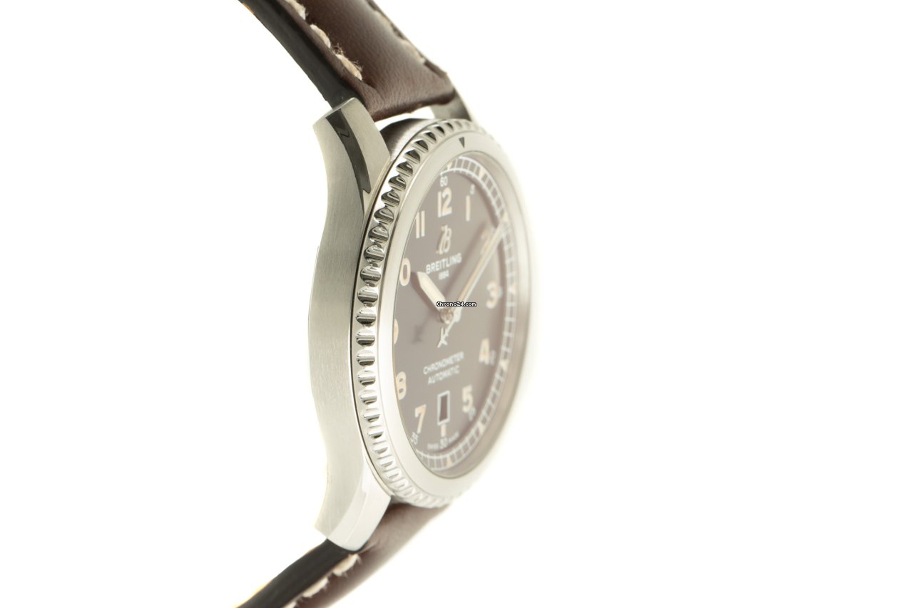 IMG_9081 Breitling Aviator 8 Mens watch Unisex Automatic Steel A17315 Replica 4