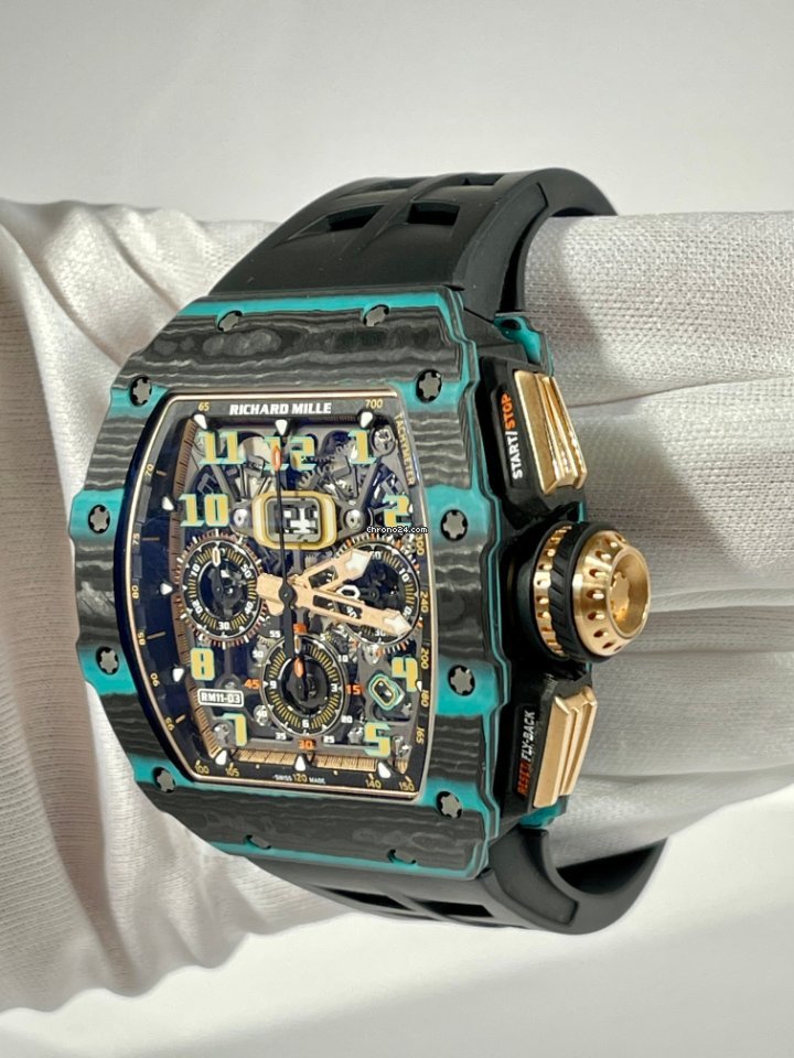 Richard Mille RM 011 Mens watch Unisex Automatic Richard Mille RM011-03 Ultimate Edition Replica 4
