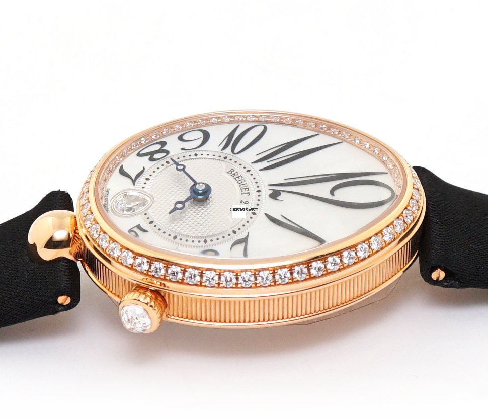 IMG_9081 Breguet Reine de Naples Womens watch Automatic Rose gold 8918BR 58 864 D00D Replica 4