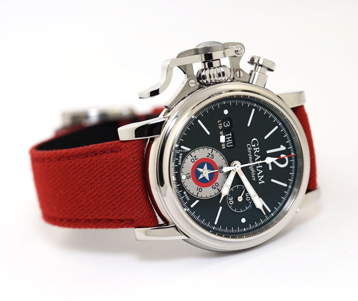 IMG_9081 Graham Chronofighter Mens watch Unisex Automatic Steel 2CVAS.B14A Replica 4