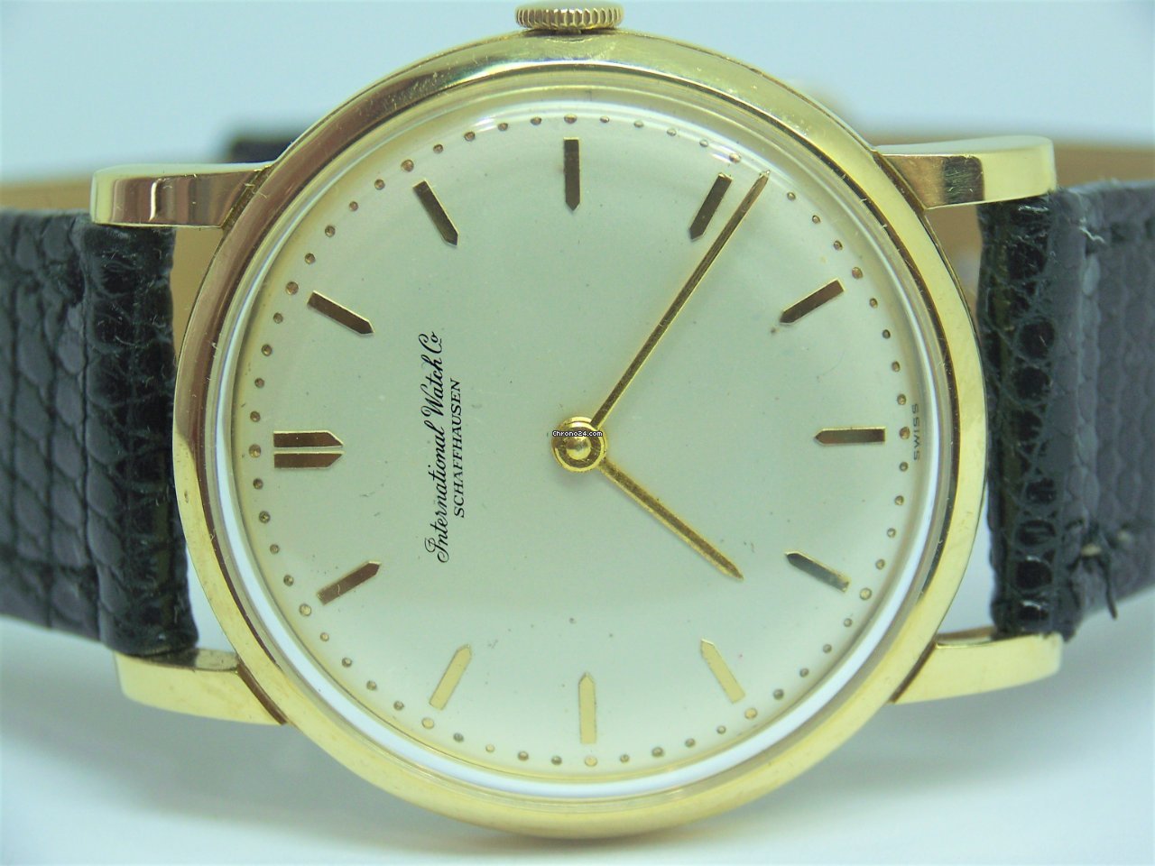 IMG_9081 IWC Mens watch Unisex Manual winding Yellow gold R1205 Replica 4