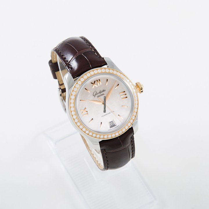IMG_9081 Glashutte Original Lady Serenade Womens watch Automatic Gold Steel 1-39-22-09-16-44 Replica 4