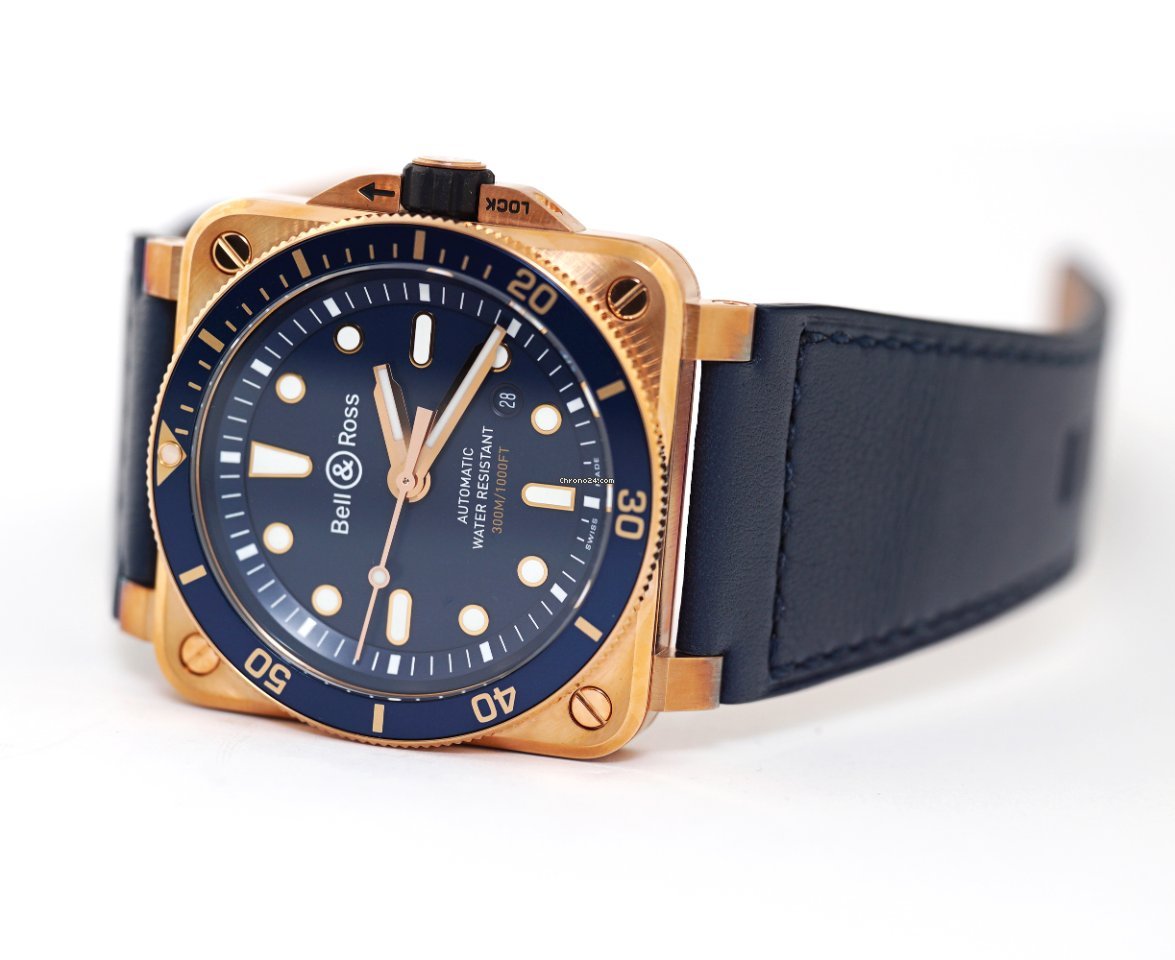 Bell & Ross BR 03 Mens watch Unisex Automatic Bronze BR0392-D-LU-BR SCA Replica 4