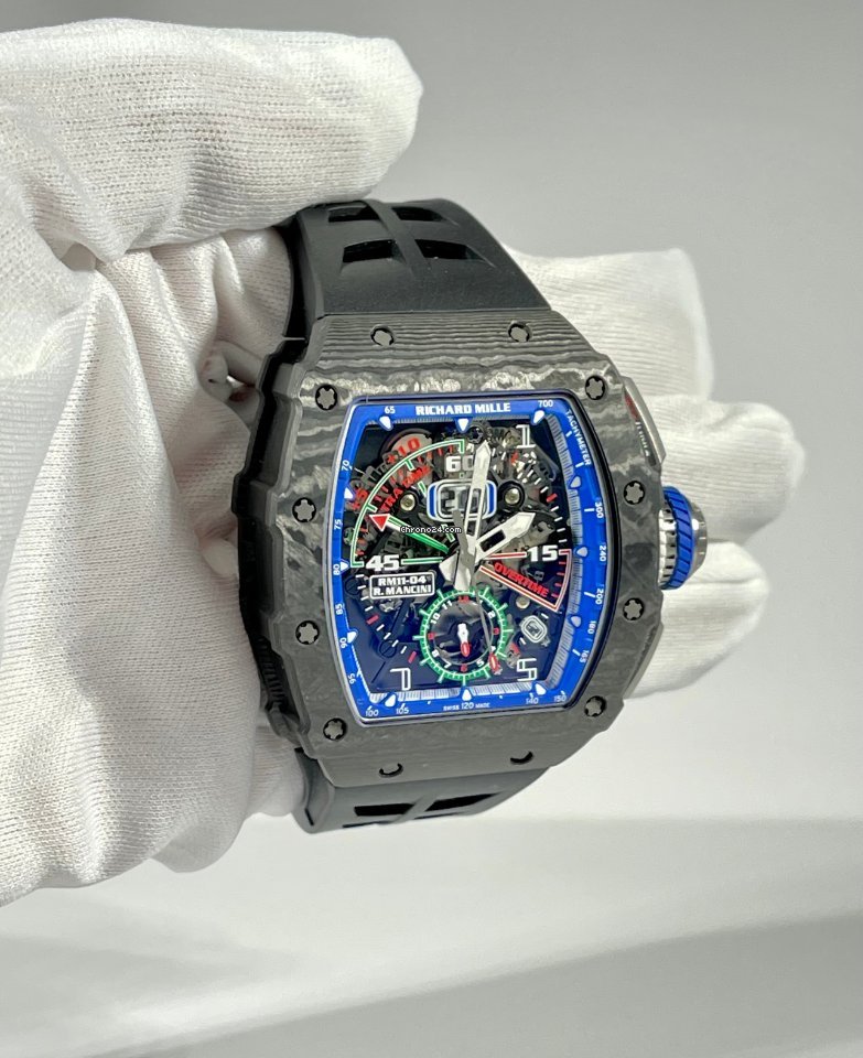 Richard Mille RM 011 Mens watch Unisex Automatic Carbon Richard Mille RM11-04 Replica 4