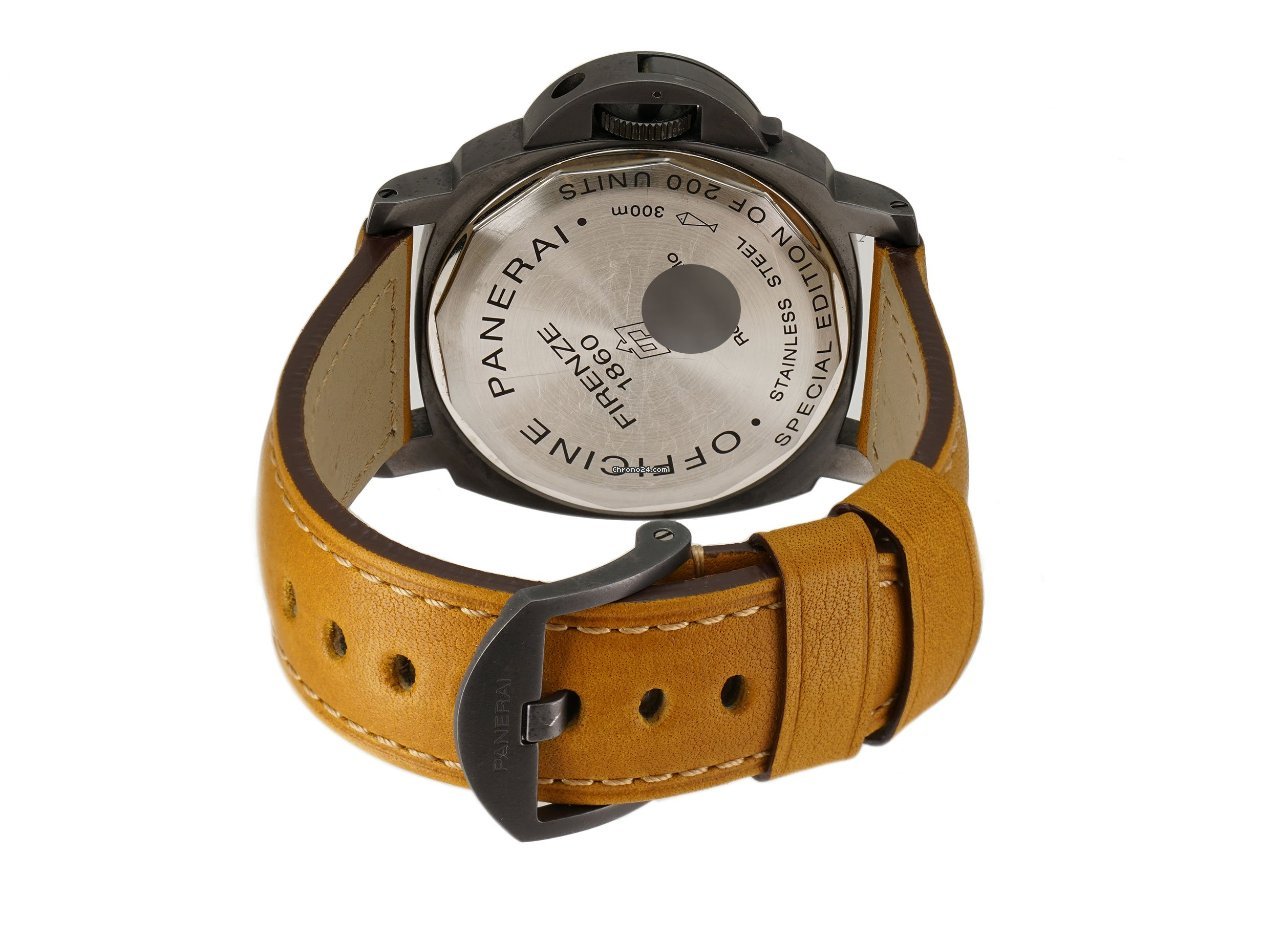 IMG_9081 Panerai Luminor Marina Manual winding Steel PAM 00195 Replica 4