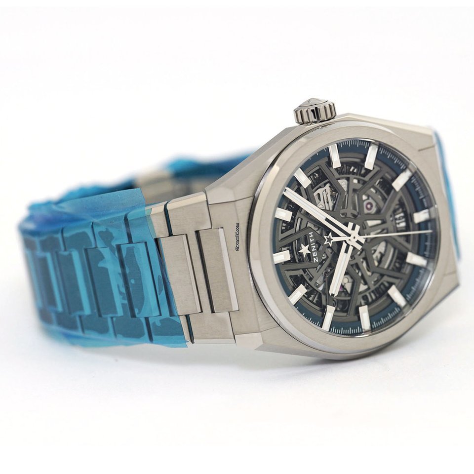 IMG_9081 Zenith Defy Mens watch Unisex Automatic Titanium 95.9000.670 78.M9000 Replica 4