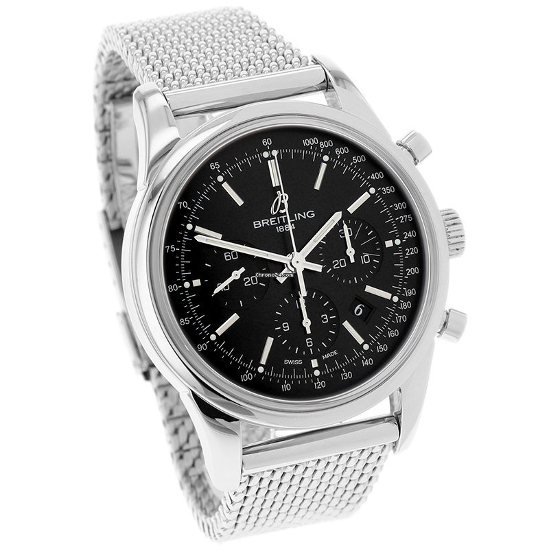Breitling Transocean Chronograph Mens watch Unisex Automatic Steel AB015212.BA99 Replica 4