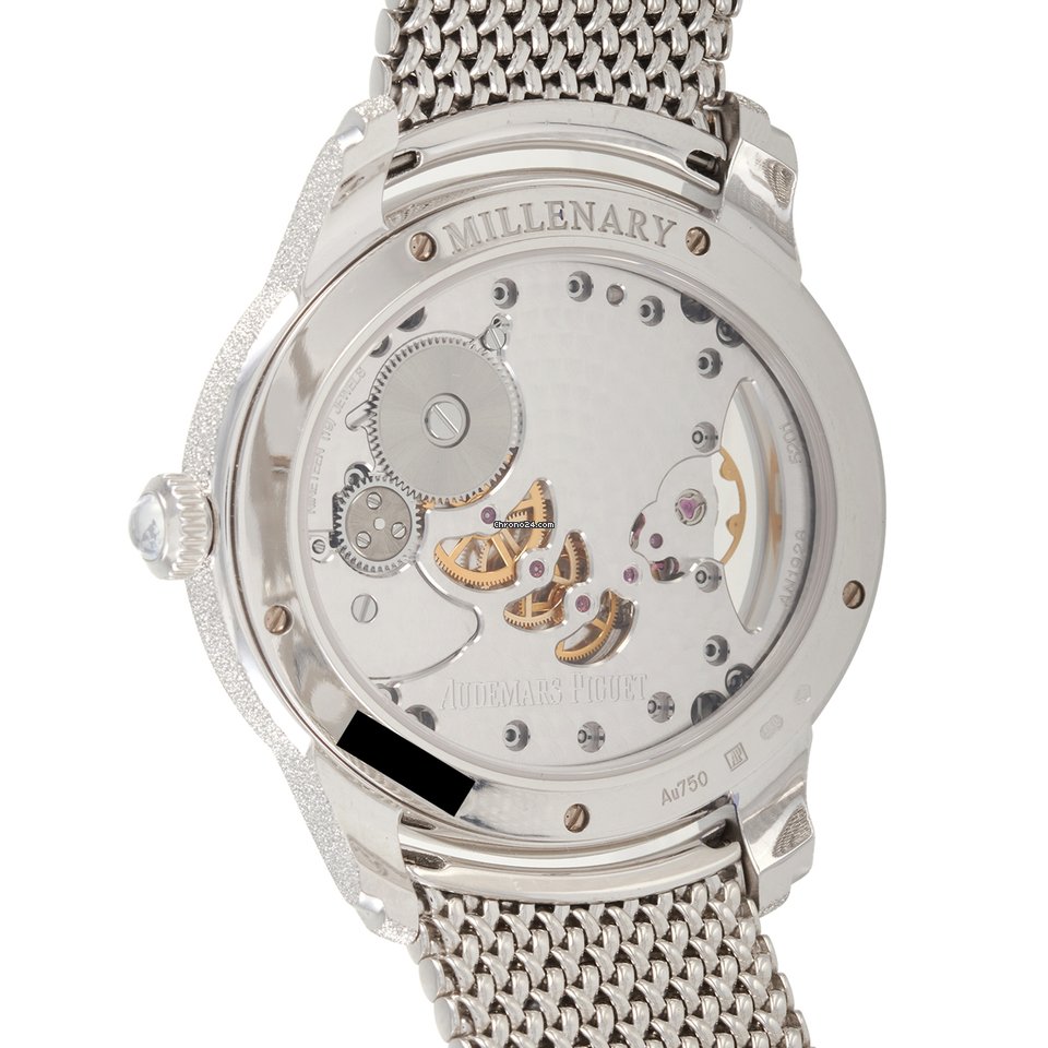 IMG_9081 Audemars Piguet Millenary Mens watch Unisex Manual winding White gold 77244BC.GG.1272BC.01 Replica 4