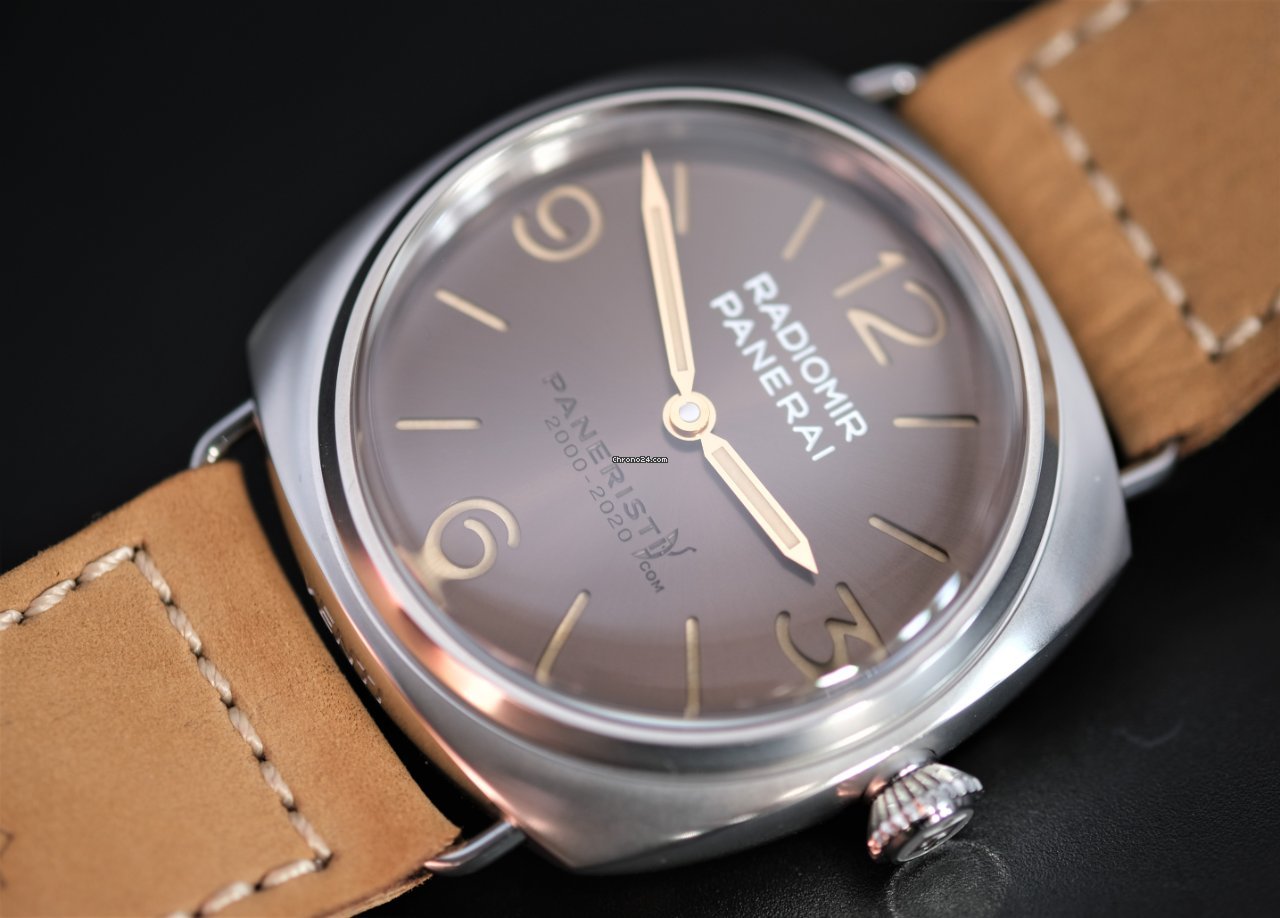 Panerai Special Editions Mens watch Unisex Manual winding Steel PAM 02020 Replica 4