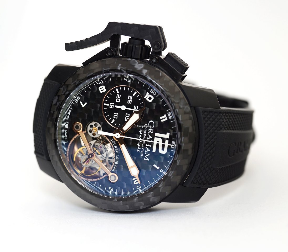 IMG_9081 Graham Chronofighter Mens watch Unisex Automatic Carbon 2CCBK.B35A Replica 4